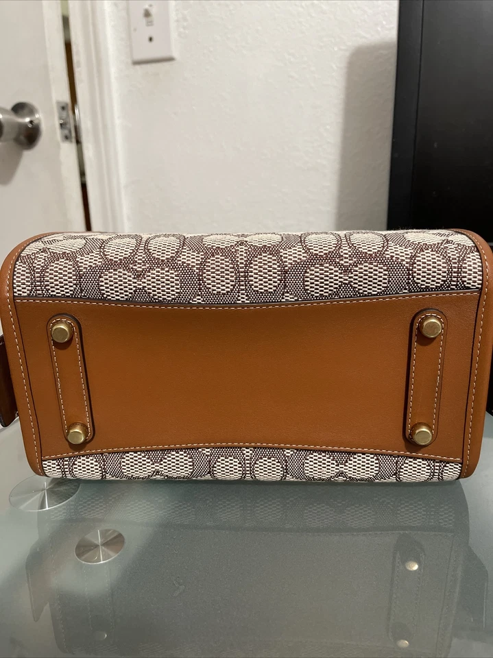 Coach Rogue 25 Jaquard con mango de piel de serpiente Foto 4 de 4