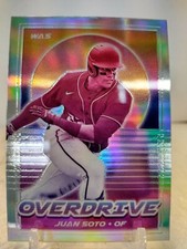 JUAN SOTO SILVER PRIZM 2021 Panini Chronicles Baseball OVERDRIVE #13 Nationals 