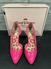 Juicy Couture Women's Stiletto Heels Khrystal Pink Patent Faux Leather Size 7 M  — photo 6
