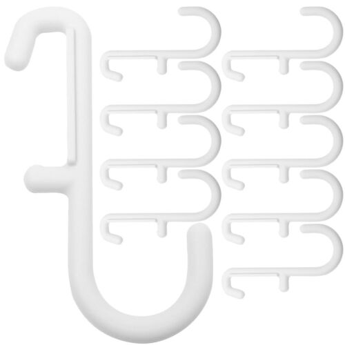 Hemoton 10pcs White Pegboard Hooks,J Shape Hooks,Pegboard Hooks Garage To
