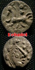 Echte KELTISCHE - M&uuml;nzen &uuml;ber 2000 Jahre alt !   Kelten Keltenzeit Kupfer Bronze
