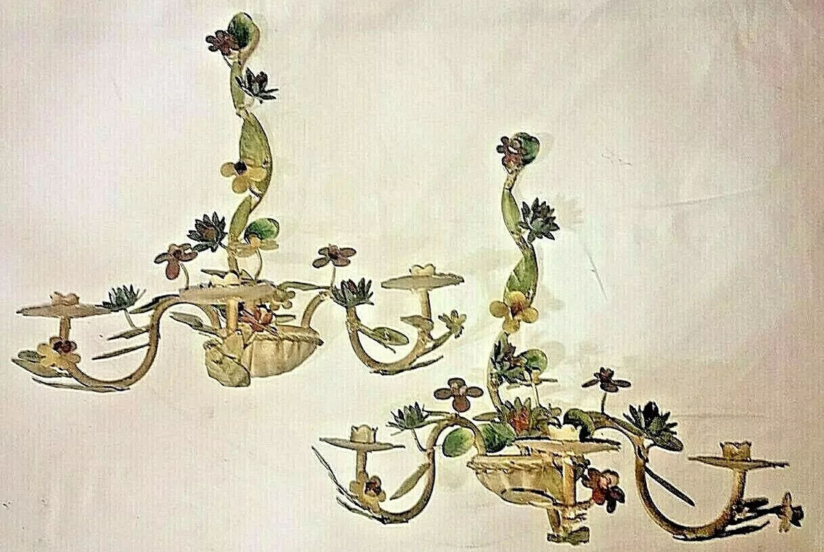 Tole sconces sale