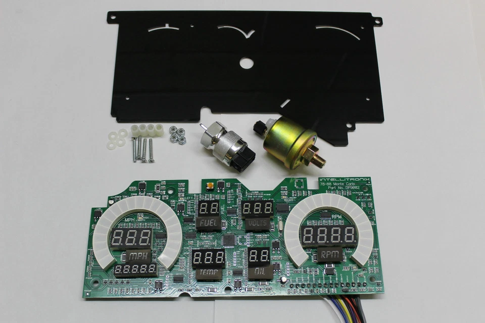 Panel de instrumentos Intellitronix 1978-1988 Monte Carlo DIGITAL LED rojo indicadores de ajuste directo Foto 4 de 4