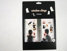 Halloween Window Clings 2 Sheets NEW in Package Window Decorations