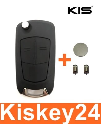 2T Klappschlüssel für OPEL CORSA D ANTARA ZAFIRA B ASTRA + Batterie + 2x TASTER