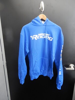 Mercury RACING CHAMPION  HOODIE SWEATSHIRT BLUE MEDIUM