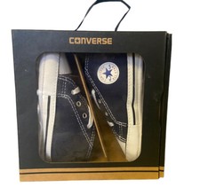 Converse Infant Toddler Baby Chuck Taylor First Star Navy Size US 4