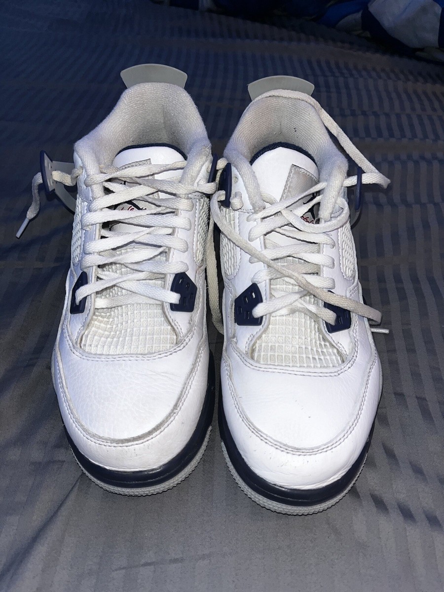 Size 6.5 - Jordan 4 Retro Mid Midnight Navy | eBay display picture 1