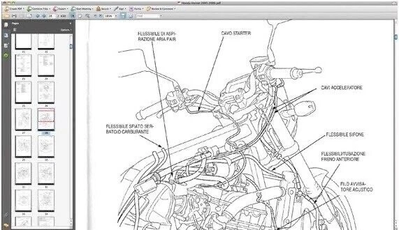 Manual De Taller Honda Hornet CB 600 F (2005-2006) En CD - Imagen 4 de 4