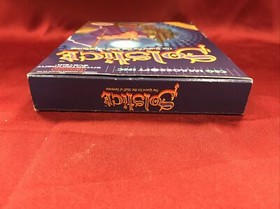 Solstice: The Quest for the Staff of Demnos (Nintendo NES) CIB COMPLETO L🟣🟣K