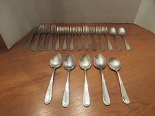 “FLIGHT/RELIANCE” Oneida Stainless 19 Pieces - 12 Forks + 7 Spoons