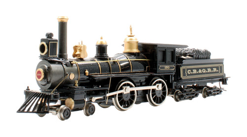 BACHMANN USA HO SPUR 51116 CB & QRR BURLINGTON ROUTE '170' DAMPFLOKOMOTIVE | Condition: Used
