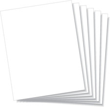8X10-Inch Polystyrene Flexible Craft Sheets Plasticard Styrene Plastic Sheet