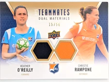 2010 Upper Deck - WPS Dual Materials O'Reilly Rampone #TW-SB /50 (MEM)