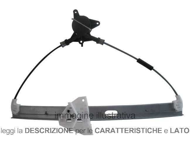 Alzacristallo Mazda Mazda 6 02/'02-07/'05 Meccanismo Anteriore 5 Porte Dx Destro