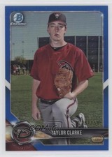 2018 Bowman Chrome Prospects Blue Refractor 119/150 Taylor Clarke #BCP113 q2s