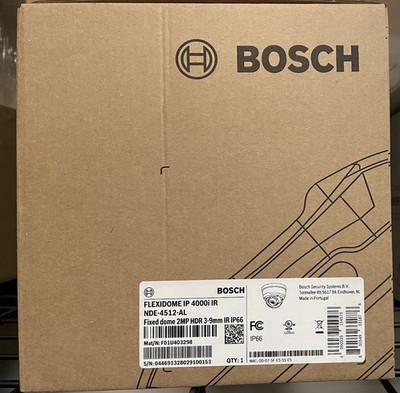Bosch NDE-4512-AL Flexidome IP 4000i IR 2MP Fixed Dome Camera with HDR