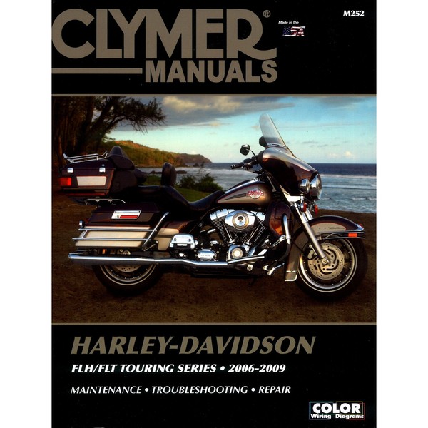 Harley-Davidson FLH FLT Touring Series 2006-2009 Repair Manual Clymer-image