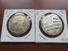 1/2 oz .999 Fine Solid Silver - GSM Double Eagle/Walking Liberty (2 pcs. 1oz)