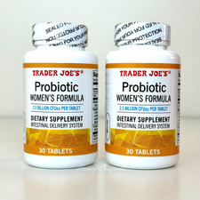 2 Bottles Trader Joe's Probiotic Women’s Formula Total 60 Tabs