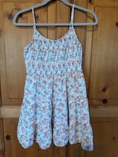American Eagle Women’s M Mini Dress Beach Floral Coquette Cottagecore Babydoll