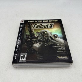 Fallout 3 Game of the Year Edition PS3 PlayStation 3 Complete CIB w/ Slip Cover