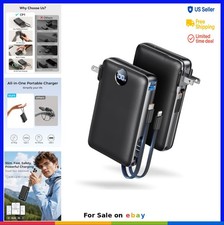 50000mAh Portable Charger Power Bank 22.5W Fast Charging Built-In AC Plug USB-C