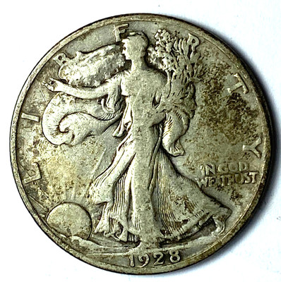 1928 S 50c Walking Liberty Half Dollar Fifty Cents