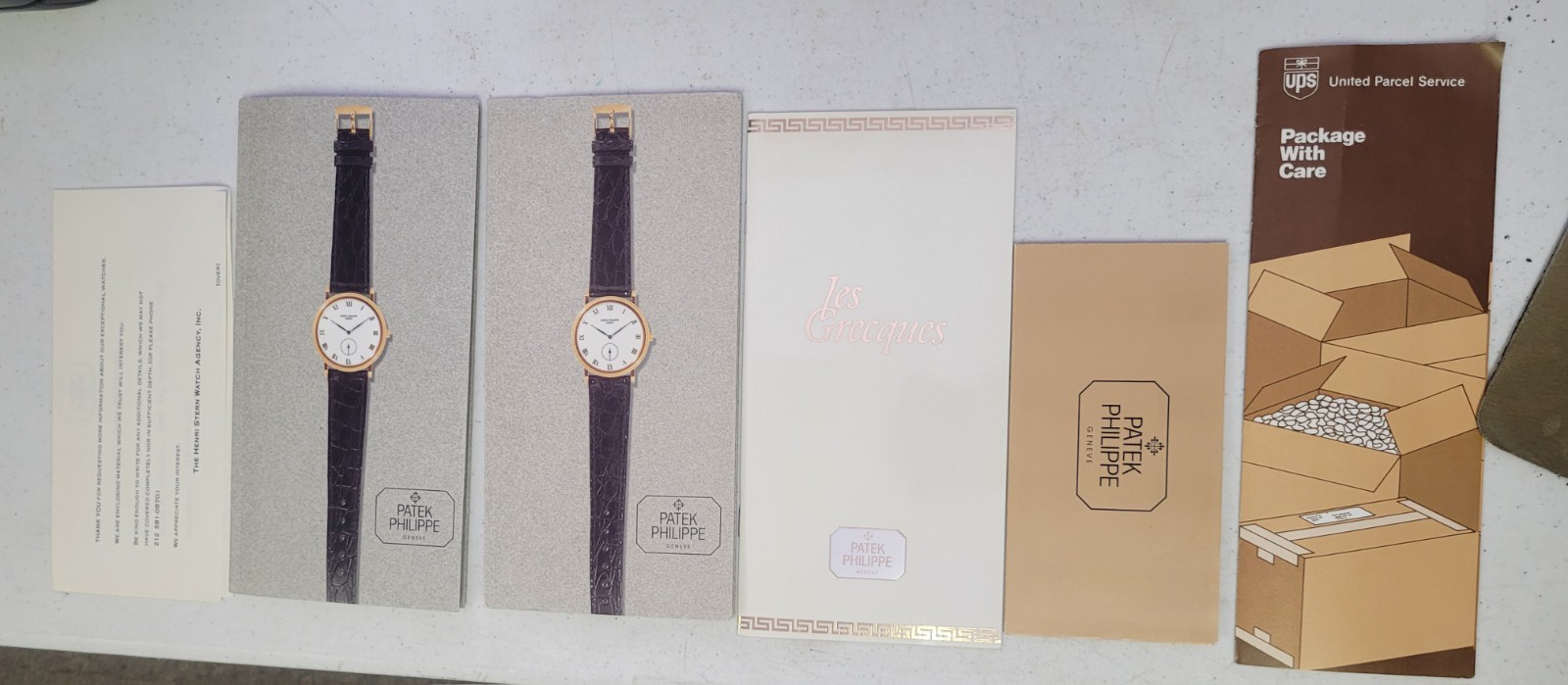 Patek Philippe Calatrava Travel Time Manual Instruction Booklet Set GERMANY