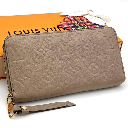 Louis Vuitton Zippy Wallet Monogram Impreinte Beige