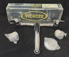 Pioneer Deco Combination Wall mount Faucet  7" to 9" Adjustable FCW 2101 Chrome