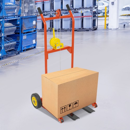 Material Lift Stacker Hydraulic Lifting Pallet Truck Adjustable Cart Warehouse - Picture 15 of 15