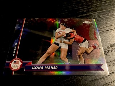 2024 Topps Chrome U.S. Olympics Paralympic Hopefuls #127 Ilona Maher Refractor