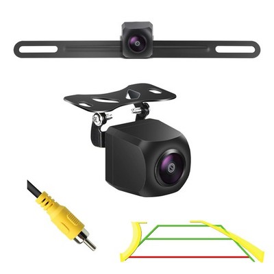 2in1 AHD 1080P Trajectory License Plate Backup for Car, Truck, SUV, Minivan, ...