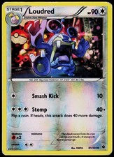 Loudred 81/124 Fates Collide - Reverse Holo Pokemon HP (Uncommon)