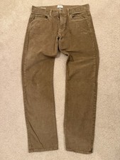 J Crew 484 Slim Corduroy Pants Mens Size 30 X 30 Brown