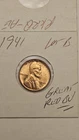 wheat penny 1941 LINCOLN CENT RED BU 1941-P NICE UNC RED LUSTER LOT #B