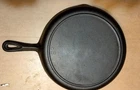 VTG BSR Red Mountain #8B Cast Iron Skillet In Restored Condition Made In USA