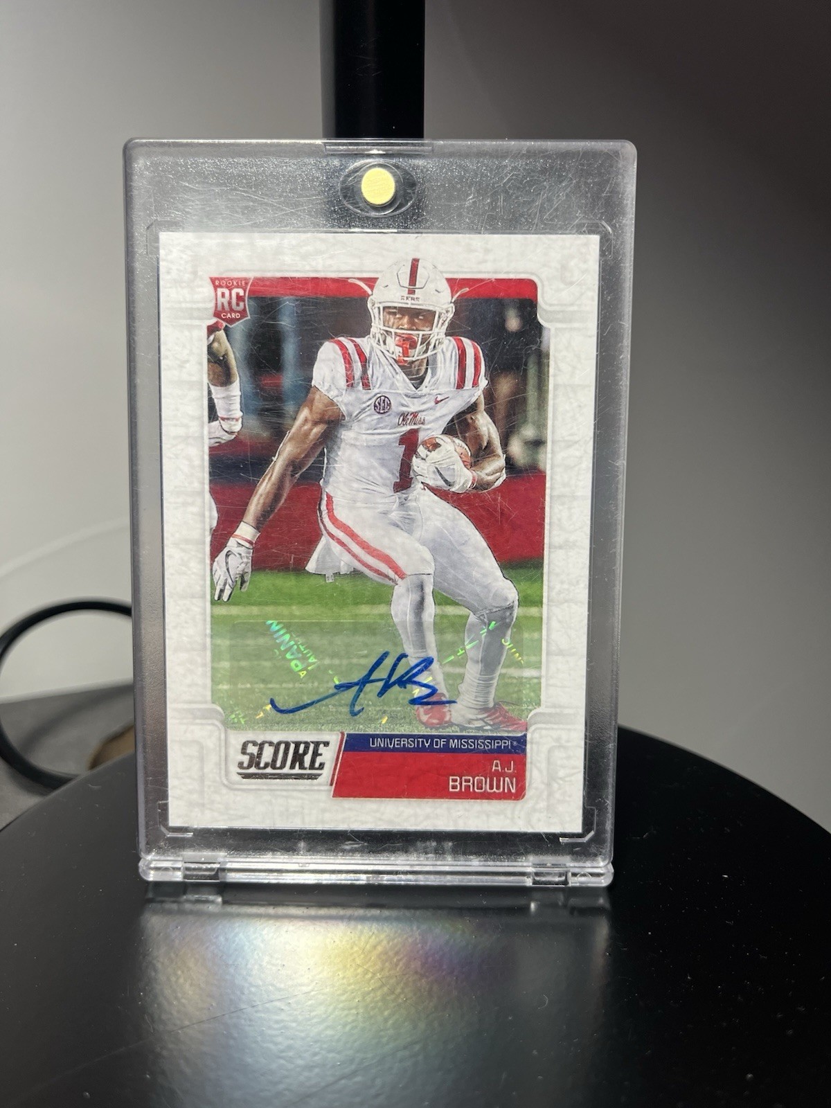 2019 Score AJ Brown #348 Rookie RC Auto Autograph Ole Miss Eagles