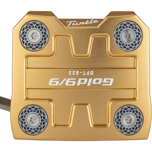 Kasco Gold 9/9 DELTA-FACE Turtle DFT-023 Putter Original Carbon Shaft 2025 34inc - Picture 3 of 10