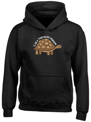 Lustiger Kinder Hoodie Geschenk Kapuzenpullover I am a Tortoise Person Geschenk