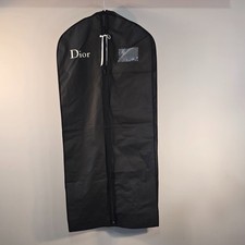 Dior Black Garment Bag Travel Storage Dust Slip Case Large Size 55 x 23 x 3"