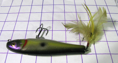 Black Dog, Lunker Punker Topwater, 5.5'', 1.5oz., Tennessee Shad - Unused?