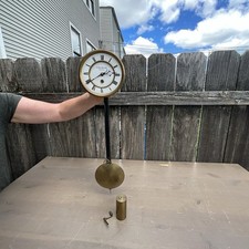 8 day miniature sized veinna regulator wall clock movement set , project . 