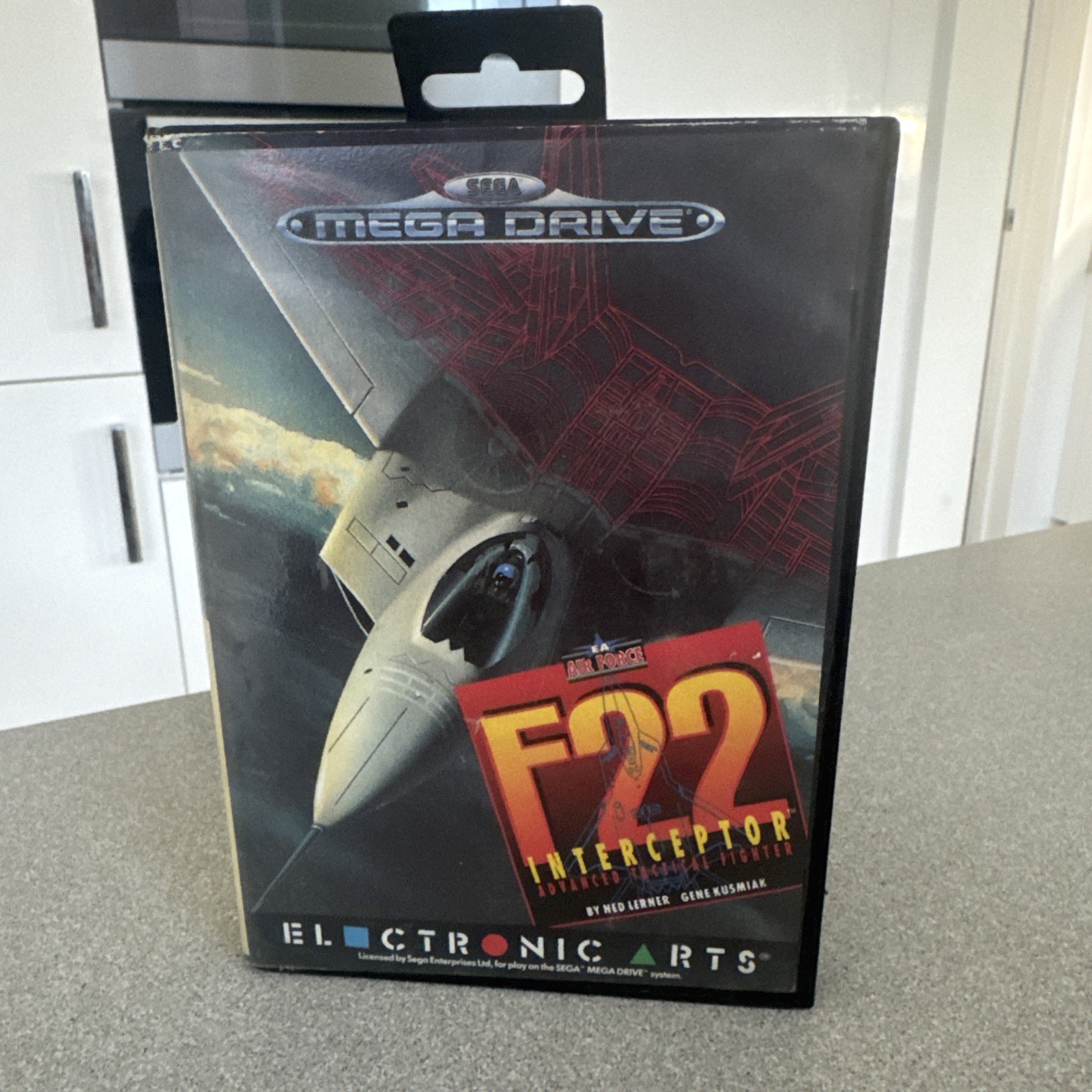 F22 Interceptor SEGA Mega Drive Game Electronic Arts Tested Advanced Fighter
