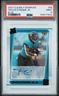 2021 PANINI CLEARLY DONRUSS BLUE #59 TRAVIS ETIENNE JR. ROOKIE RC 26/99 PSA 9