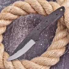 8'' 1095 High Carbon Steel Knife Blank Blade DIY Bushcraft Hunting Knife Making