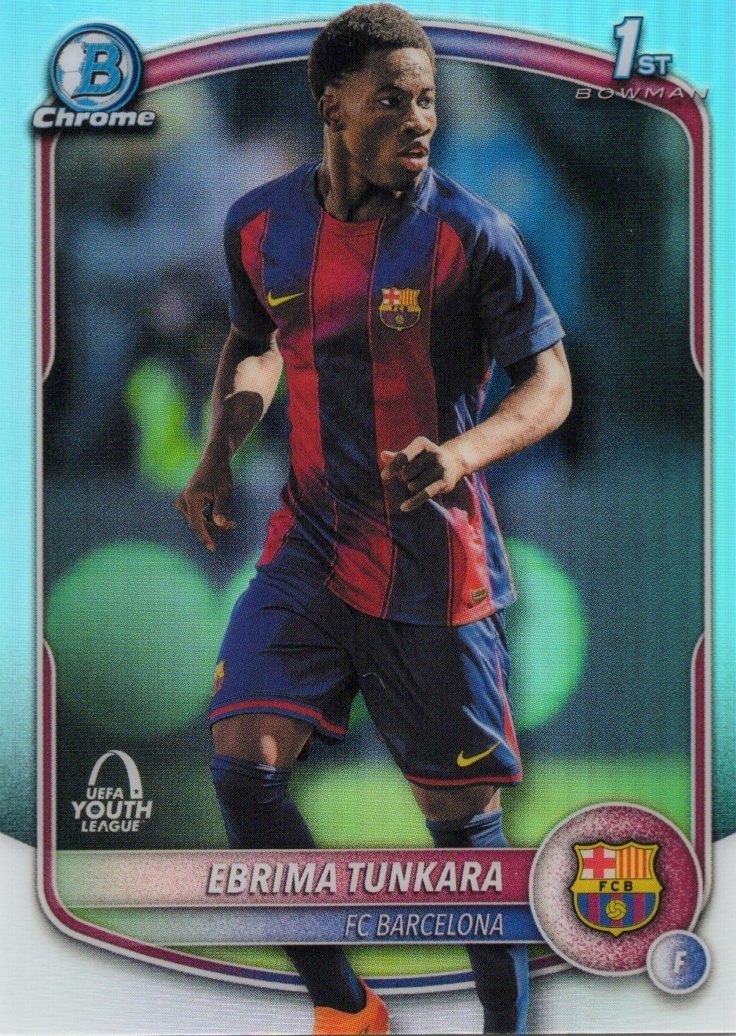 Ebrima Tunkara, Bowman UEFA Youth League #BU-ET - 2025-26 Topps Chrome UEFA CC