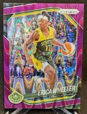 2025 Panini Prizm WNBA Erica Wheeler #125 Storm Purple Seismic Prizm /175