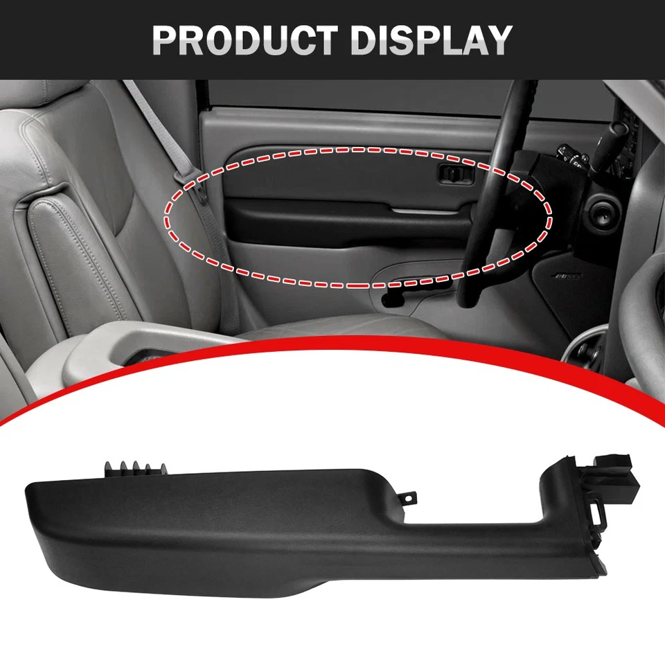 Manija de reposabrazos de puerta delantera izquierda para Chevrolet Silverado 1500 2500 Suburban Tahoe Foto 4 de 4
